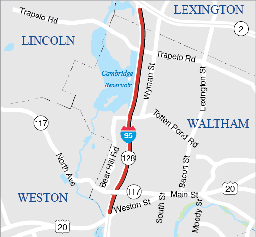 WALTHAM: INTERSTATE MAINTENANCE AND RELATED WORK ON I-95 WALTHAM: INTERSTATE MAINTENANCE AND RELATED WORK ON I-95
